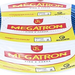 Fio Cabinho Flexível Megatron 4,0 mm Rolo com 100 m Azul