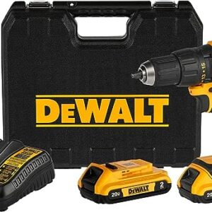 DEWALT Parafusadeira e Furaderia de Impacto de 1/2 Pol. (13mm)