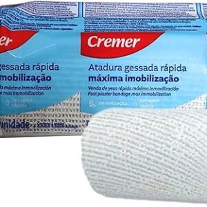 Atadura Gessada 10cm x 3m Gesso Ortopédico para Fraturas