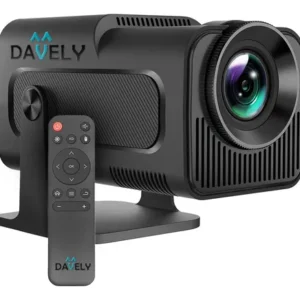 Projetor Hy320 Smart Tv Mini Cpuh713 Wifi6 4k 390ansi Android Cor Preto 127/220v Davely