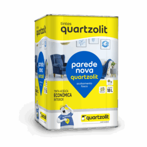 Tinta Quartzolit Acrílica Nova Eco para Parede Branco Neve 18 Litros